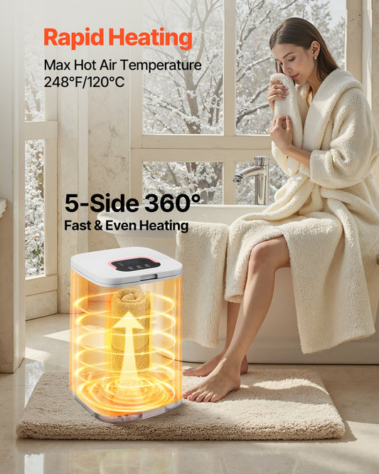 20L Towel Warmer – Luxury Spa Experience at Home | Fast Heating, Timer, Auto Shut-Off & Child Lock