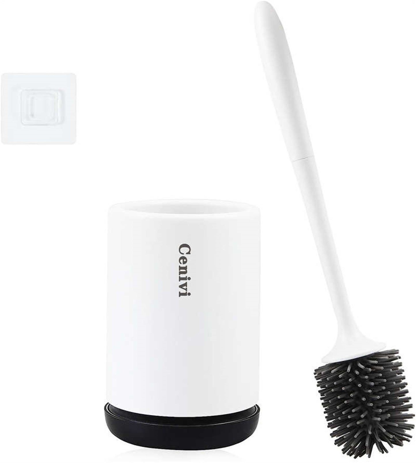 Silicone Toilet Brush Set | No-Drip, Deep-Clean Design