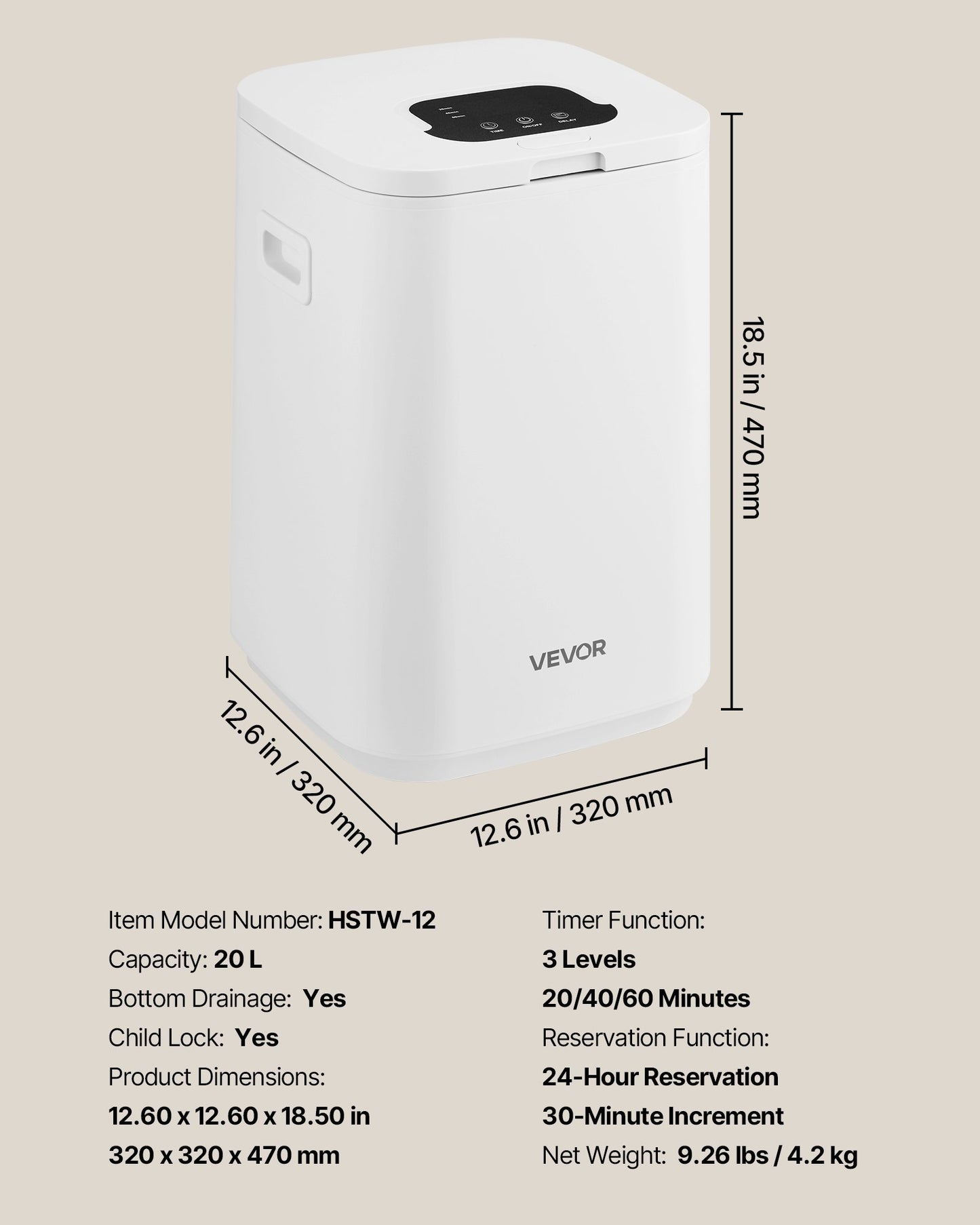 20L Towel Warmer – Luxury Spa Experience at Home | Fast Heating, Timer, Auto Shut-Off & Child Lock