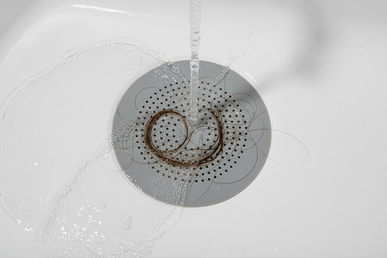 Hair Catcher for Shower & Sink – Stop Clogs Instantly | Easy Clean Silicone Drain Cover