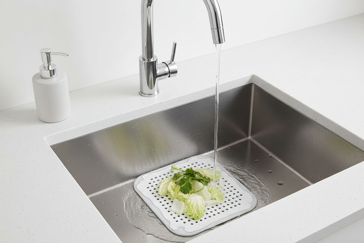 Hair Catcher for Shower & Sink – Stop Clogs Instantly | Easy Clean Silicone Drain Cover