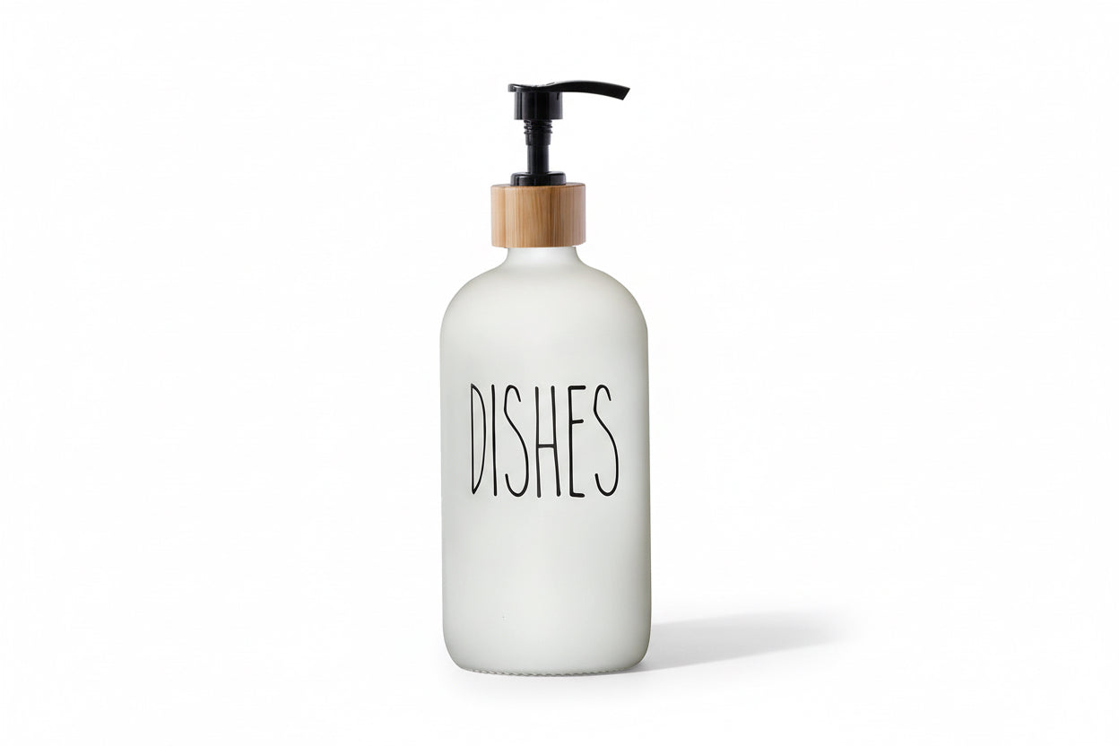 luxury Soap Dispenser Set – Upgrade Your Sink | Refillable Wooden Pump Bottles for Kitchen & Bathroom