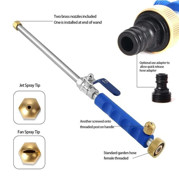 High Pressure Power Washer Water Spray Gun Nozzle Wand Attachment Garden Hose