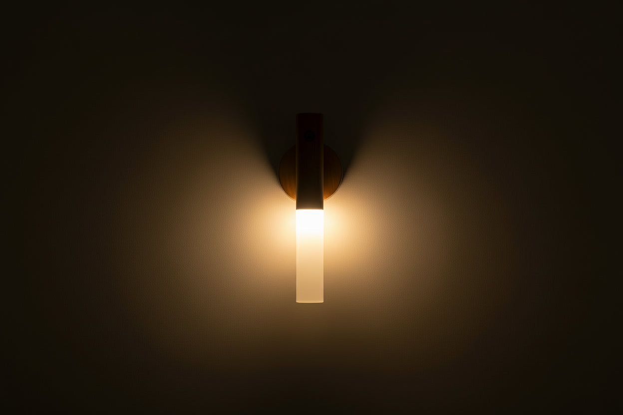 Motion Sensor Light - USB Rechargeable LED Wall Light with Magnetic Mount